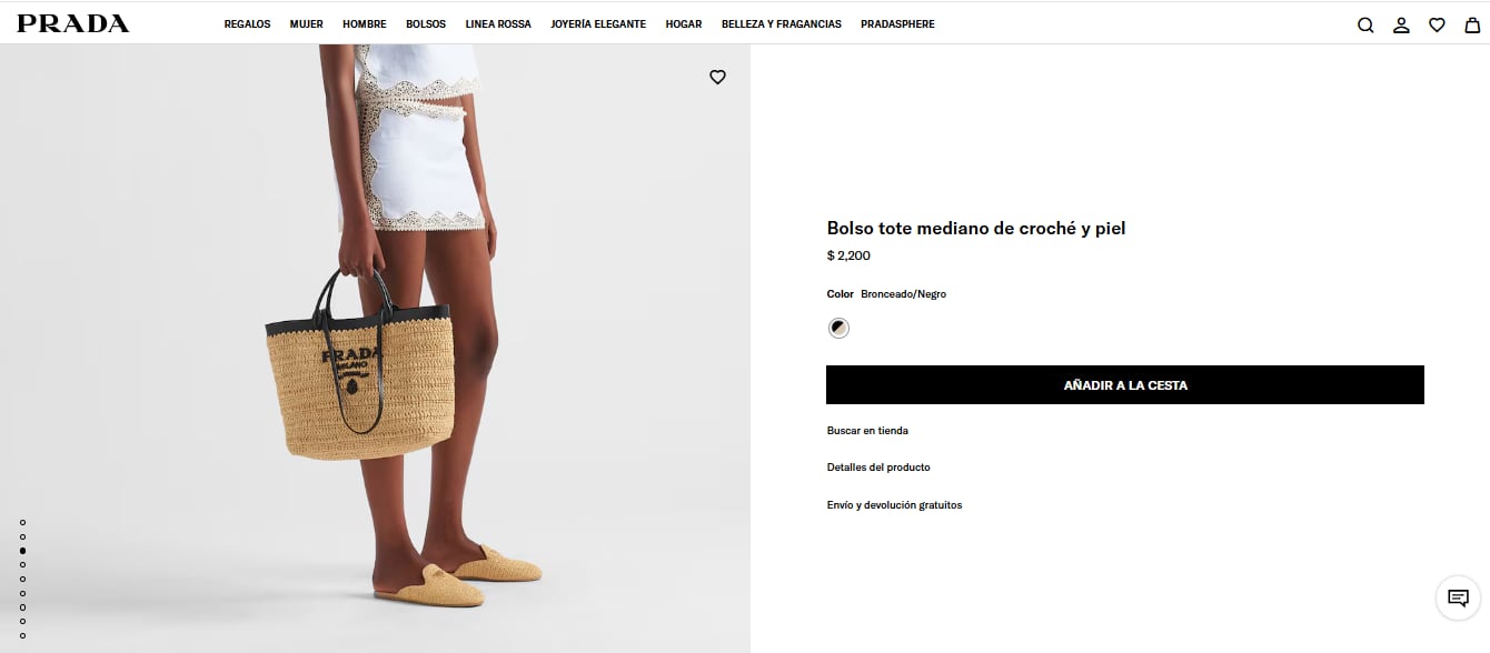 La cartera Prada de Valentina Cervantes