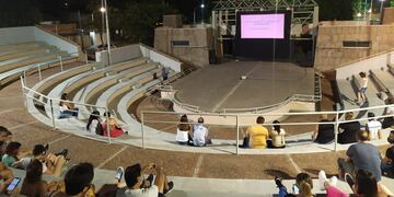 Cine en el Anfiteatro de Rafaela