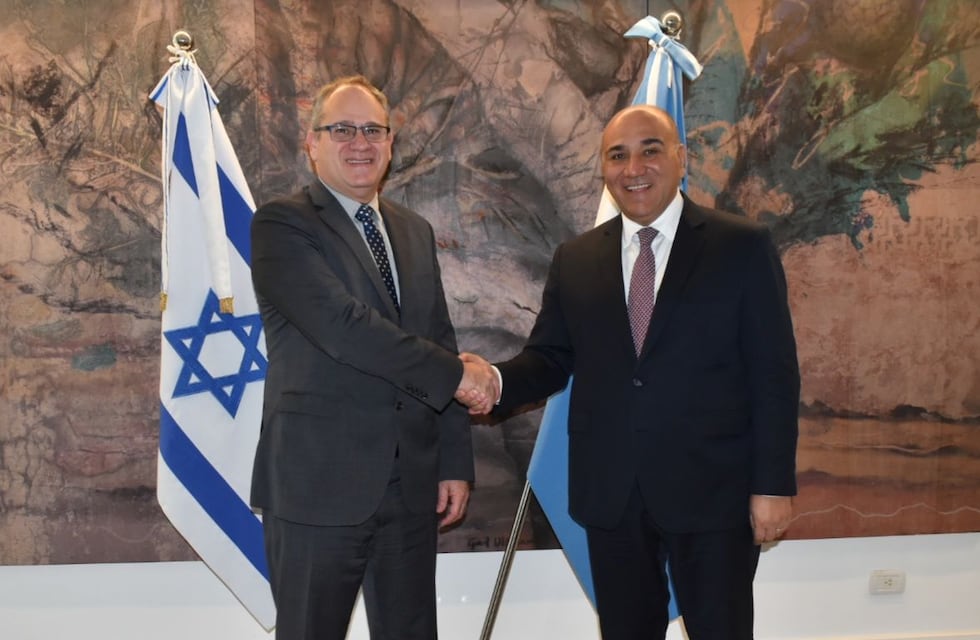 Manzur fue recibido por el embajador de Israel