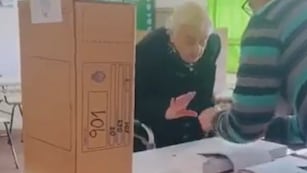 La abuela de 100 años que fue a votar en La Plata
