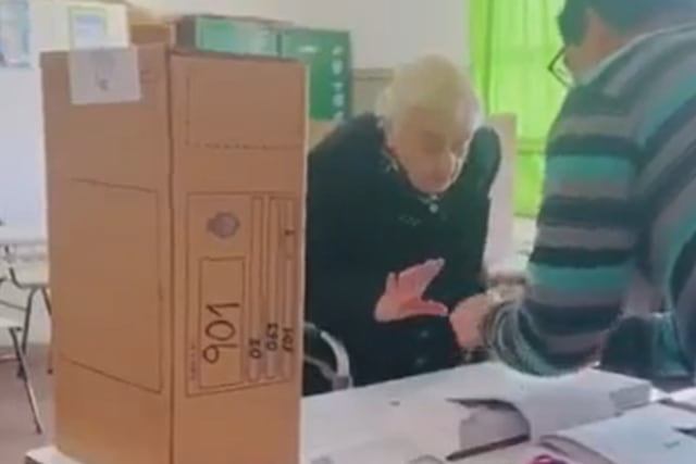 La abuela de 100 años que fue a votar en La Plata