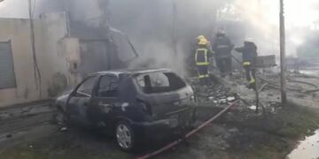 Incendio en Frontera