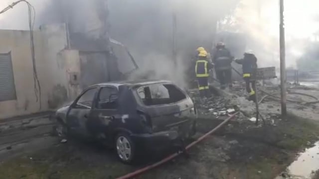 Incendio en Frontera
