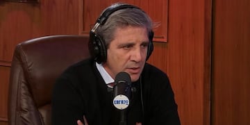Luis Caputo Caputo en el programa Las tres anclas, por Carajo.