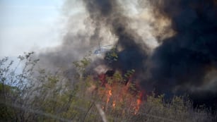 Córdoba transita una semana con riesgo extremo de incendios. Ambul, sufre desde la madrugada del viernes.