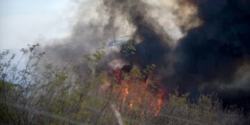 Córdoba transita una semana con riesgo extremo de incendios. Ambul, sufre desde la madrugada del viernes.