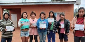 Miembros menores de edad de comunidades Mbya-Guaraní iniciaron su proceso de inmunización.