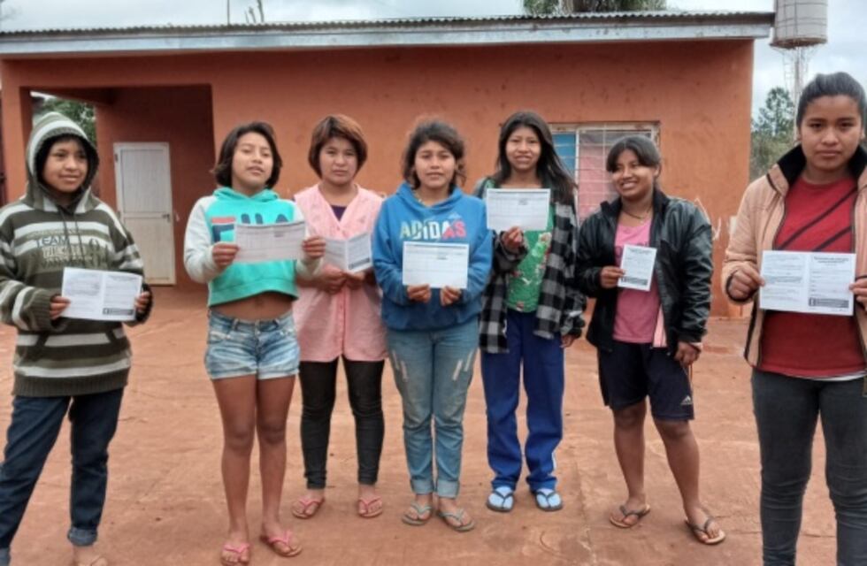 Miembros menores de edad de comunidades Mbya-Guaraní iniciaron su proceso de inmunización