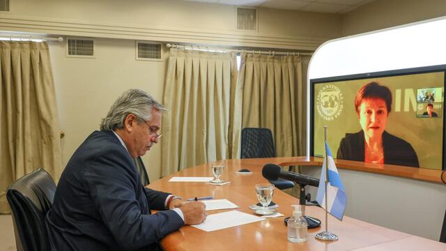 Fernández y Georgiana dieron luz verde al tramo final de las negociaciones  - Presidencia