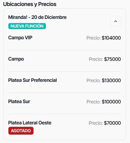 Miranda! anunció su show despedida en Ferro: precios de entradas y dónde comprarlas