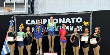 Patinadoras de Club Sportivo 24 de Septiembre