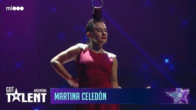 La joven platense que deslumbró en Got Talent con sus acrobacias sostenida de su cabello.