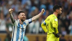 Así fue el reencuentro entre Lionel Messi y Hugo Lloris a más de dos años de la final en Qatar.