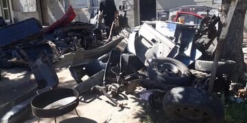 El procedmiento se llevó a cabo sobre Rivero al 5500. (@joseljuarezjose)