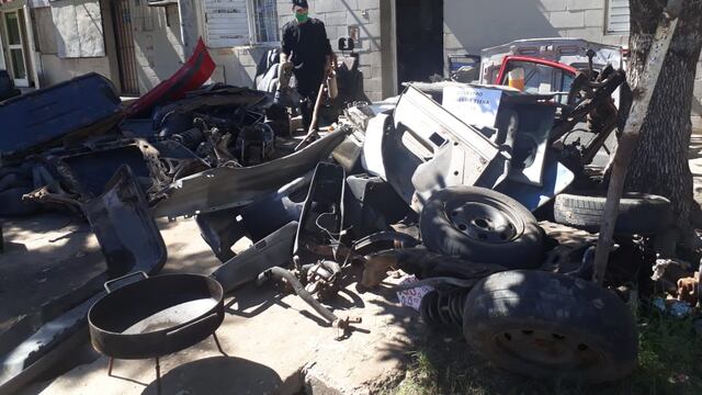 El procedmiento se llevó a cabo sobre Rivero al 5500. (@joseljuarezjose)