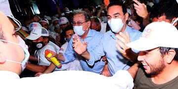 Telam, Corrientes, 29 de agosto de 2021: El gobernador de Corrientes, Gustavo Valdés, ganó su reelección en agosto pasado con más del 76%.