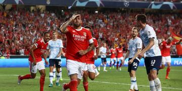 El Benfica de los argentinos está en el certamen de clubes más importante de Europa.