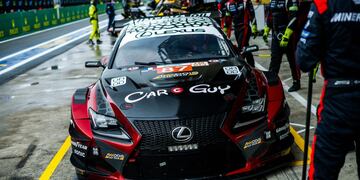 El Lexus de la categoría LMGT3, con el que corre Pechito López en Brasil.