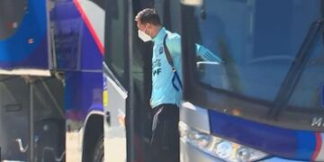 La Selección Argentina llegó a San Pablo para el duelo de las Eliminatorias ante Brasil.