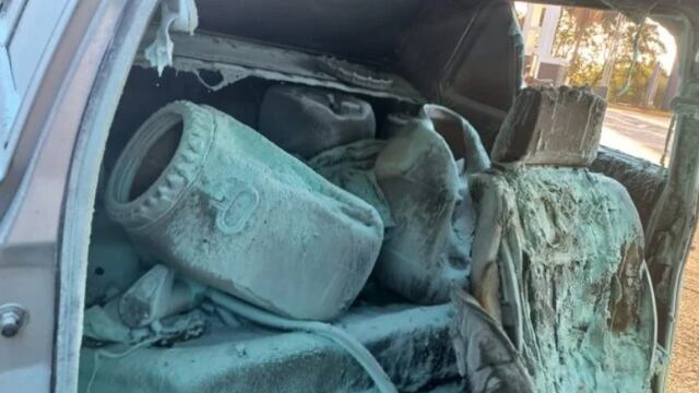 Puerto Iguazú: cargaba nafta en una estación de servicio cuando el automóvil explotó.