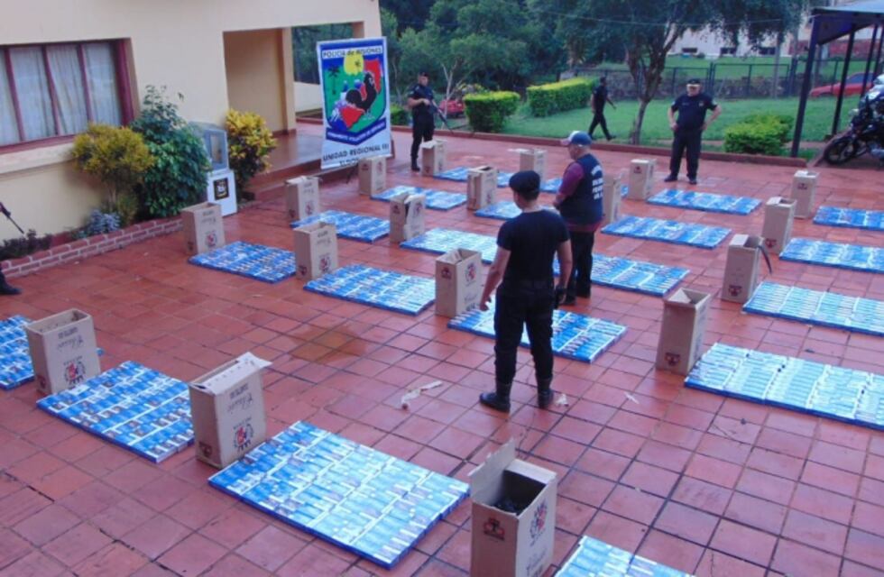 Secuestran contrabando de cigarrillos en Eldorado