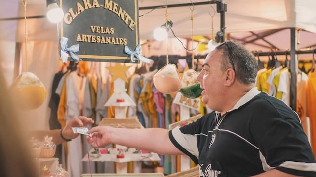 Nicolás Moreno subsecretario de Cultural Arroyito Feria Nacional de Artesanías Arroyito 2025