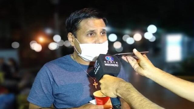 "Cachito" Venialgo, líder del grupo benéfico "El radar solidario".