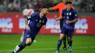 Lionel Messi brilló en Lima. (AP)
