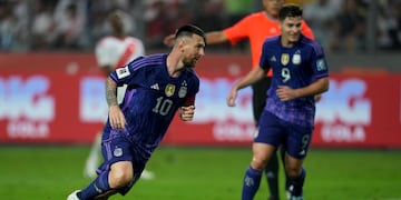 Lionel Messi brilló en Lima. (AP)