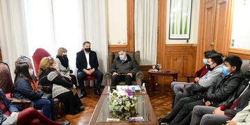 Jaldo recibió a estudiantes de escuelas técnicas que viajarán por un intercambio a Alemania