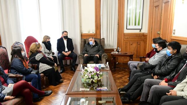 Jaldo recibió a estudiantes de escuelas técnicas que viajarán por un intercambio a Alemania