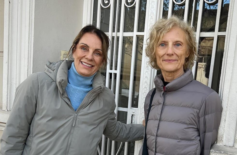 Nequi Galotti regresó a Rafaela y visitó su casa natal