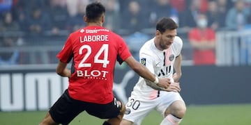 Lionel estuvo cerca de marcar un golazo en el primer tiempo. El travesaño le dijo que no (Foto: Prensa PSG).