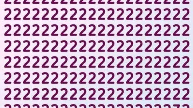 El acertijo visual del número “7″ que solo el 10% de los usuarios resuelven en 10 segundos.