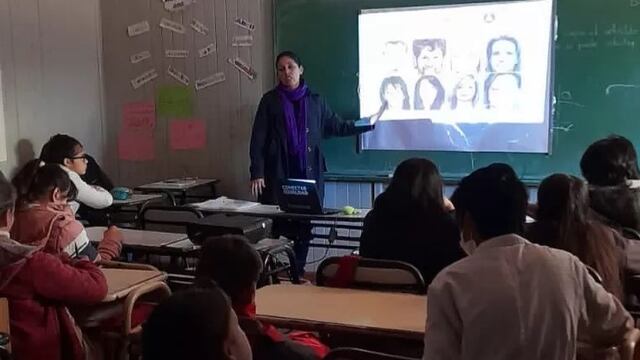 San pedro: realizaron una charla para adolescente sobre adicciones.