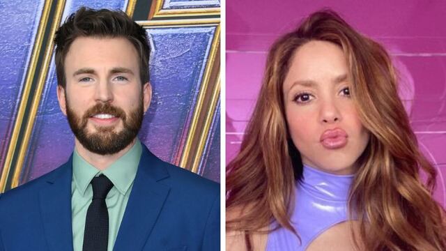 Shakira y Chris Evans