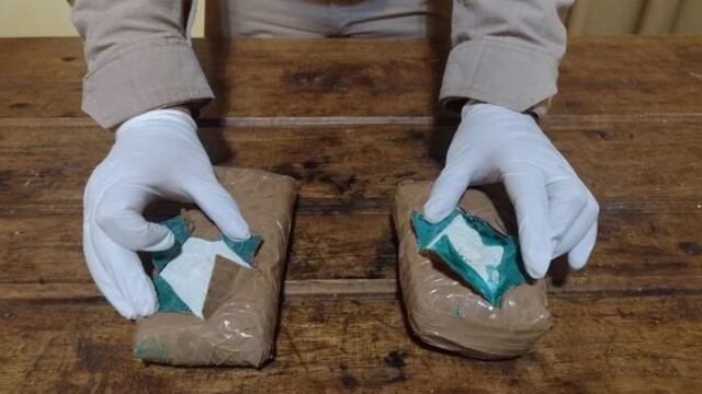 Incautan cocaína en Candelaria.