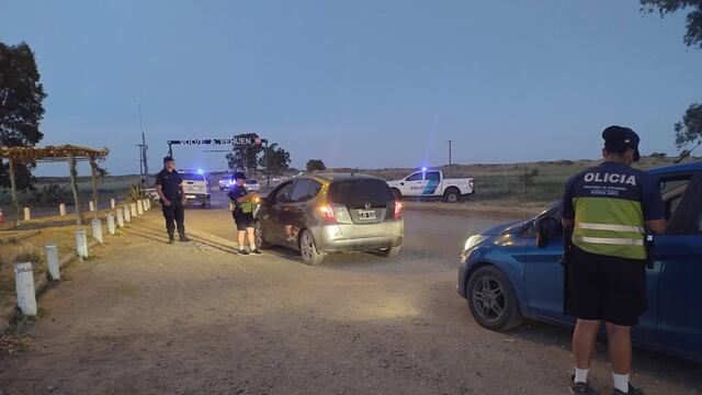 Control policial en Pehuen Co: una alcoholemia positiva y 17 infracciones