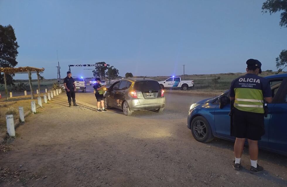 Control policial en Pehuen Co: una alcoholemia positiva y 17 infracciones