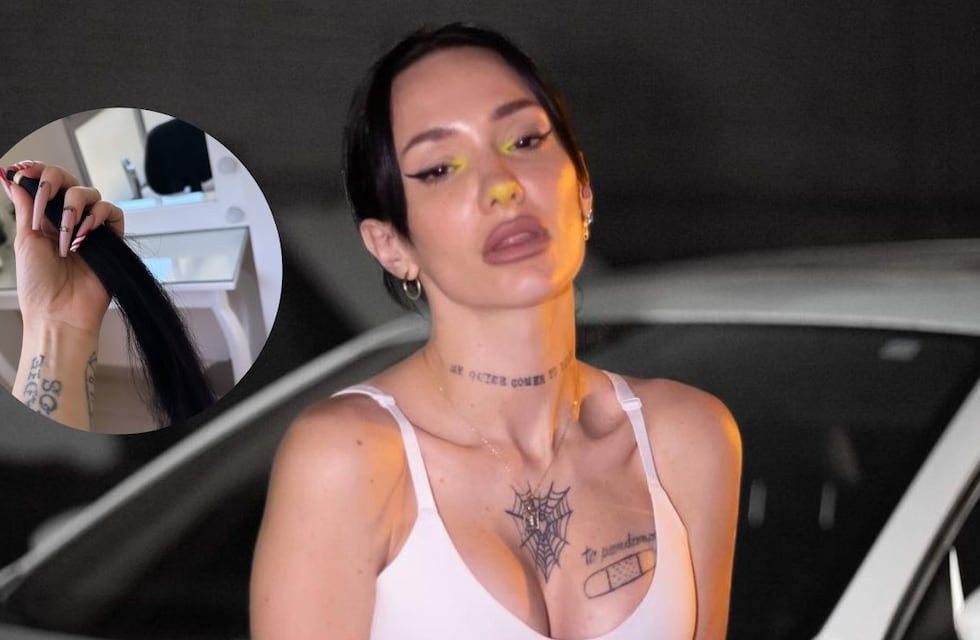 La Joaqui cumplió con su promesa si Argentina salía campeón mundial y se cortó el pelo