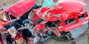 Un joven de Santa Rosa alcoholizado robó un auto 0 km y lo chocó a cinco cuadras.