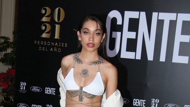 María Becerra en "Personajes del año" (Revista Gente)