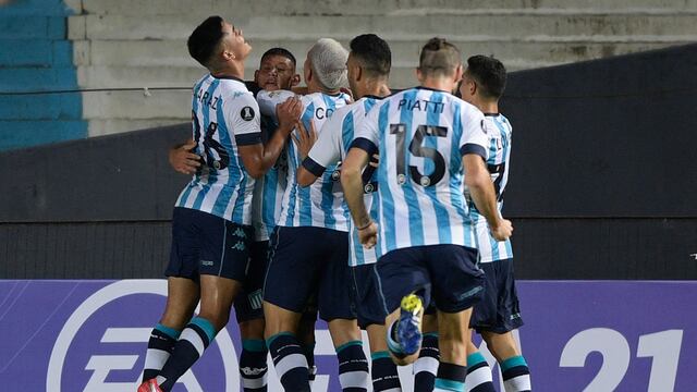 Racing le ganó a Sporting Cristal con mucho sufrimiento (Twitter: @Libertadores)