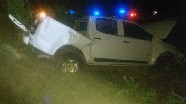 Falleció un hombre de 56 años en un vuelco sobre ruta 19