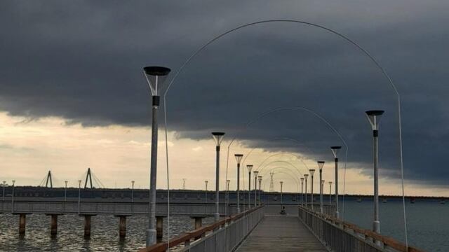 Martes con descenso de temperatura, lluvias y descargas eléctricas.