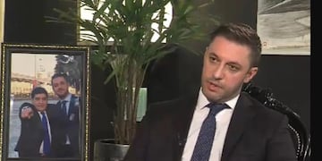 Matías Morla durante una entrevista (Archivo)