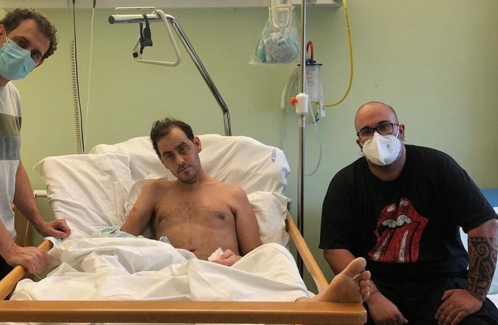 “Fue un milagro”: cordobés en Italia le cantó a otro argentino internado con un tumor en la cabeza