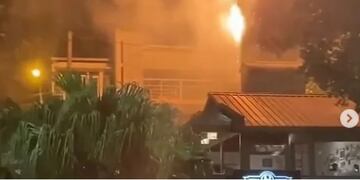 Se incendió un reconocido restaurante ubicado en la costanera de Posadas.