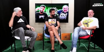 Azzaro y Ducatenzeiler junto a Rafael Di Zeo en la entrevista que le realizaron en su programa.