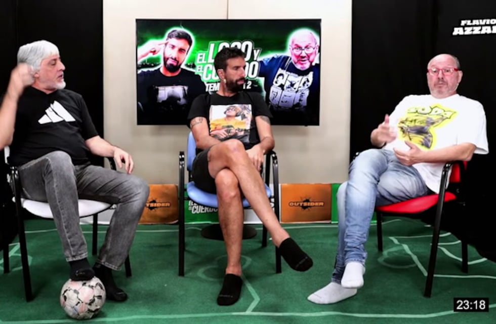 Duka se animó y fue a la previa con la 12 antes del partido de Boca-Newell’s